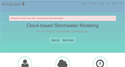 Desktop Screenshot of hydrographs.com