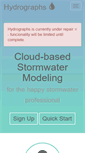 Mobile Screenshot of hydrographs.com